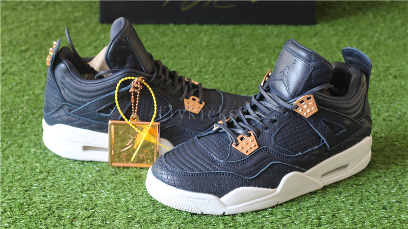 Authentic Air Jordan 4 Premium Obsidian Navy